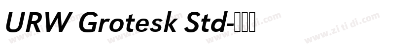 URW Grotesk Std字体转换